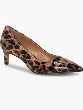 Vince Camuto Leopard-Print Kehlia Pointed Toe Pump NWT